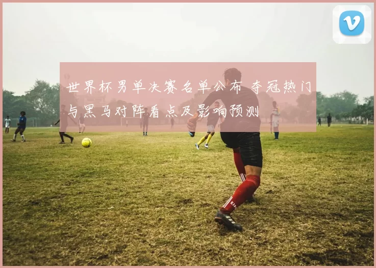 世界杯男单决赛名单公布 夺冠热门与黑马对阵看点及影响预测